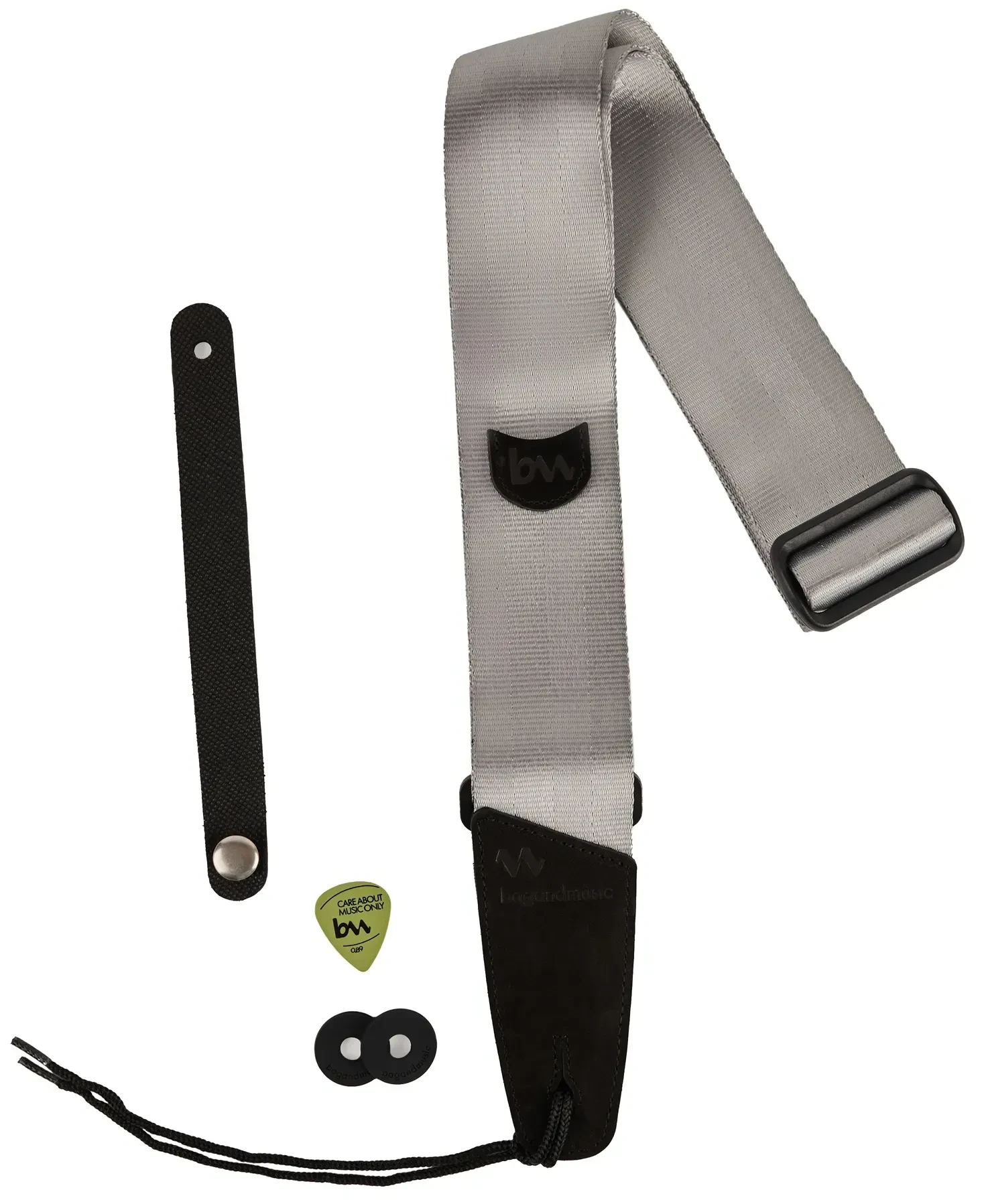 Ремень для гитары bagandmusic AKSS55 Strap Lite Light Grey