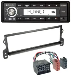 Continental USB 1DIN AUX DAB MP3 Autoradio für Mini (bis 2002, Rundpin)