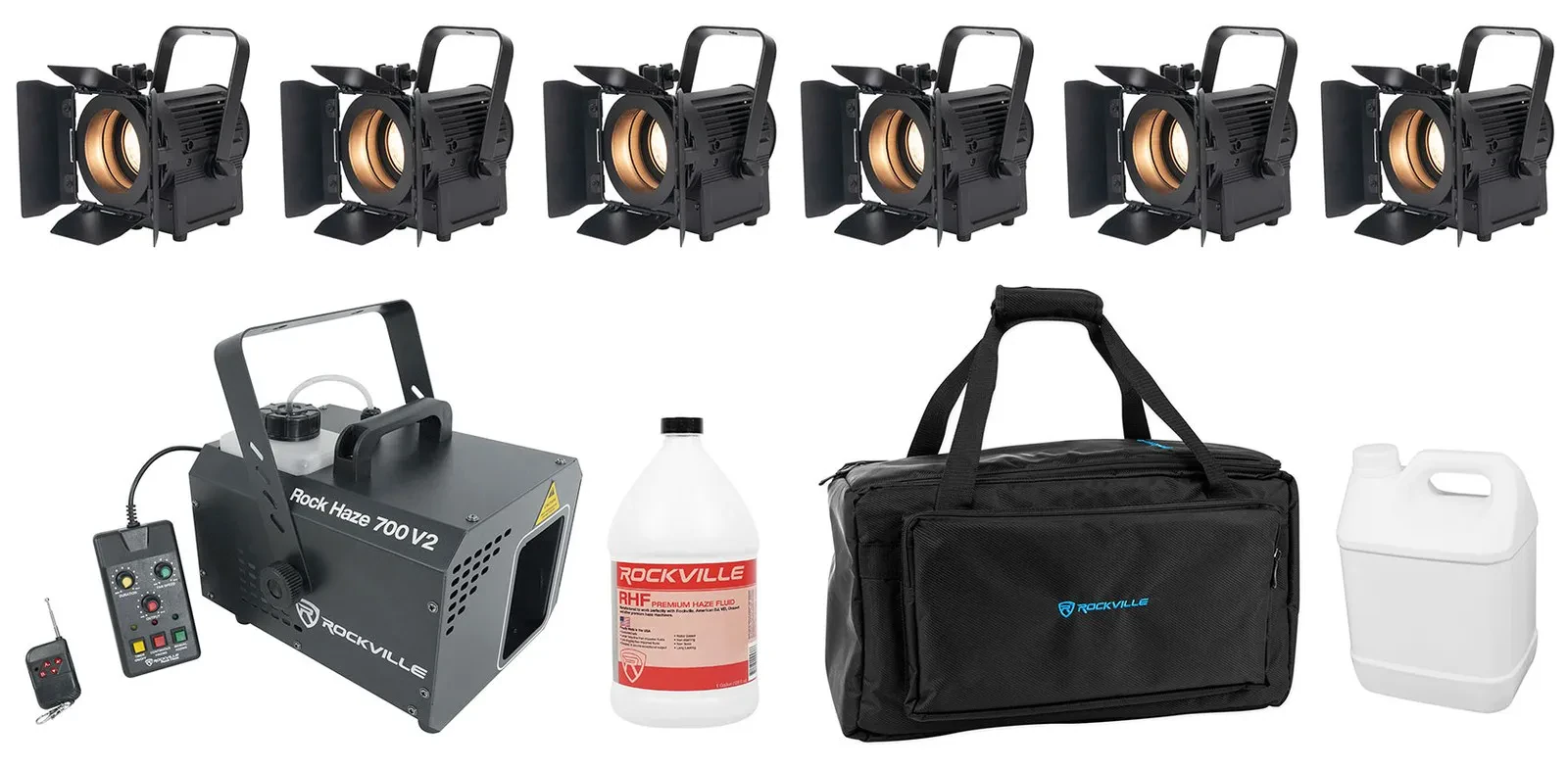 Комплект светового оборудования American DJ ENCORE FR20 DTW+ROCKHAZE 700V2+RHF-1