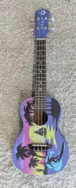 Luna Kauwela Summer Soprano size Ukulele with Custom Graphics - Prototype