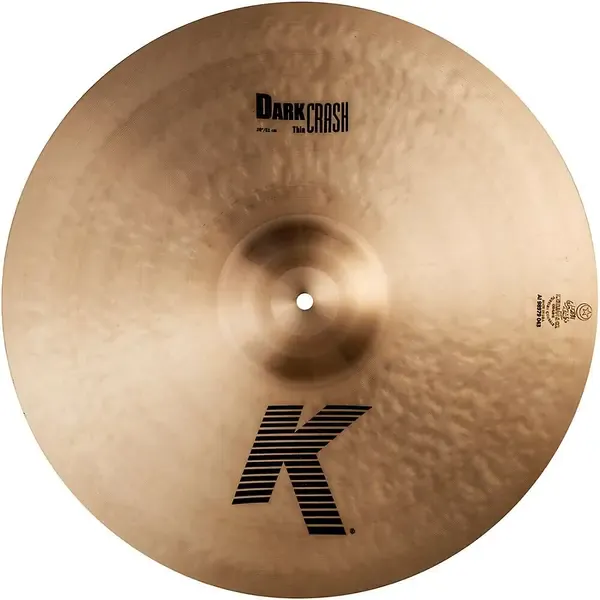 Тарелка барабанная Zildjian 20" K Dark Thin Crash