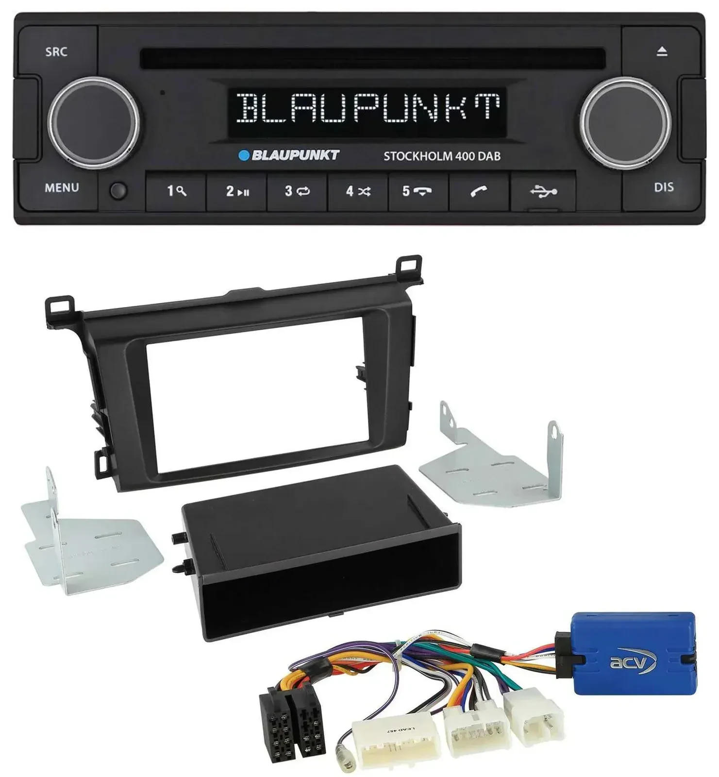 Blaupunkt MP3 Bluetooth DAB CD USB Autoradio für Toyota RAV-4 (ab 2013)