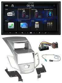 Alpine Bluetooth 2DIN MP3 DAB USB Autoradio für Ford Fiesta 2010-17 Display silb