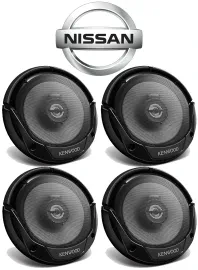 Kenwood 6.5" Front+Rear Factory Speaker Replacement For 2000-2003 Nissan Maxima