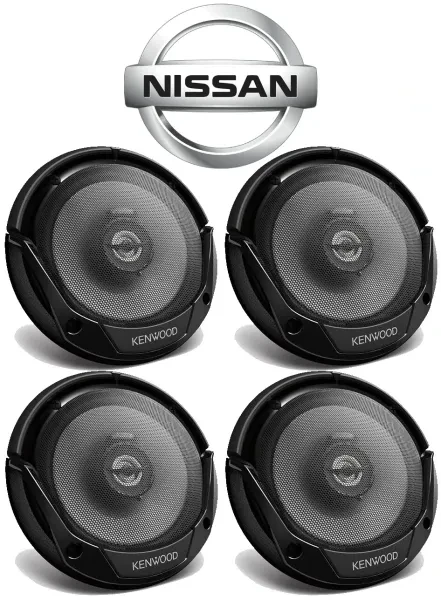 Kenwood 6.5" Front+Rear Factory Speaker Replacement For 2000-2003 Nissan Maxima