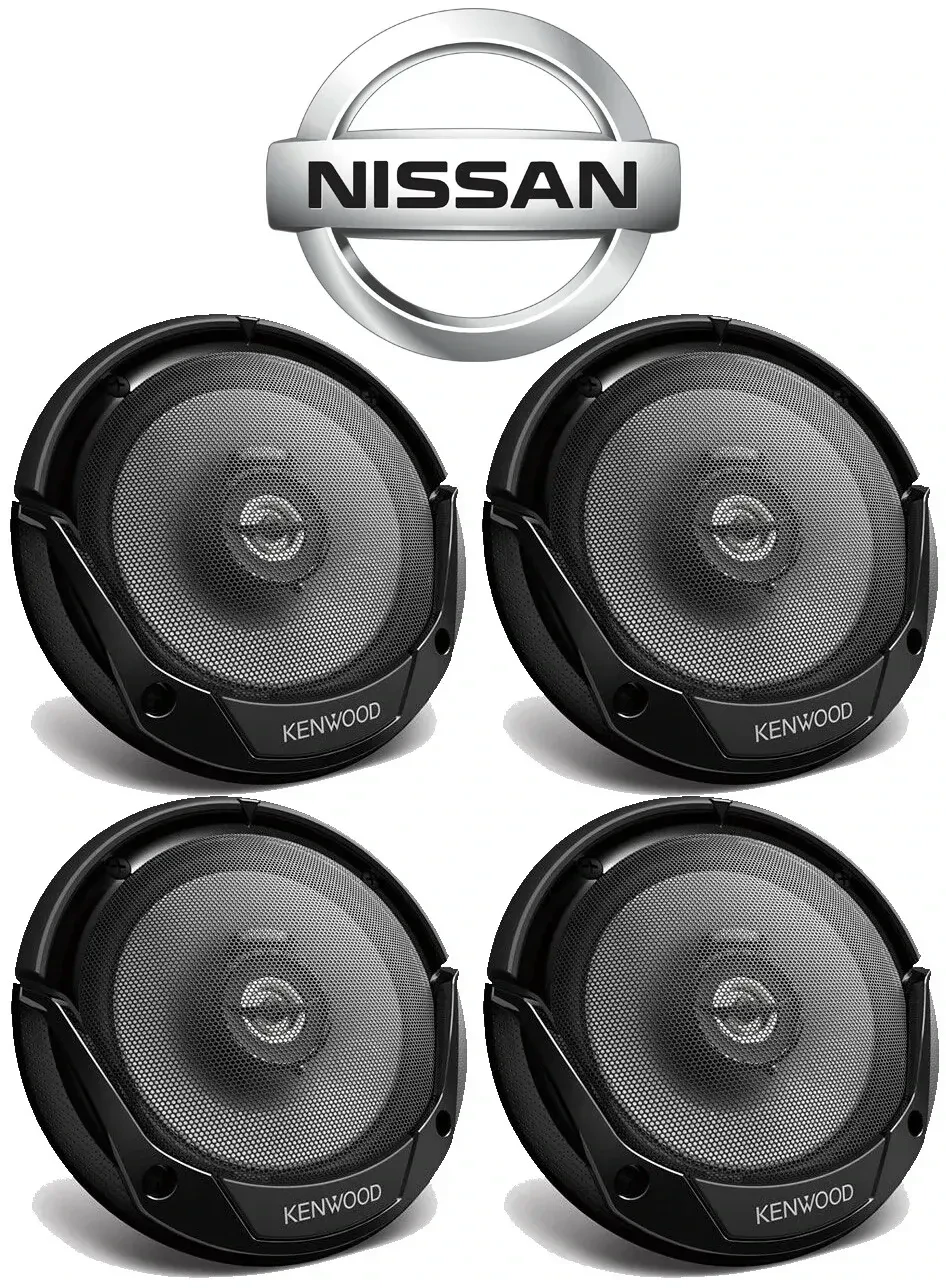 Динамики для Nissan Maxima 2000–2003 Kenwood KFC-1666S 6.5" (набор, перед+зад)