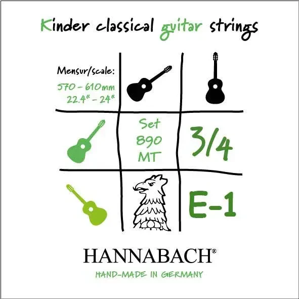 Струна одиночная Hannabach 8901MT34 Kinder E