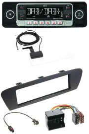 Dietz DAB Bluetooth USB MP3 Autoradio für Renault Scenic (ab 12) - braun