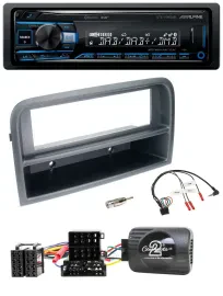 Alpine USB Bluetooth DAB Lenkrad Autoradio für Fiat Croma 2005-2010