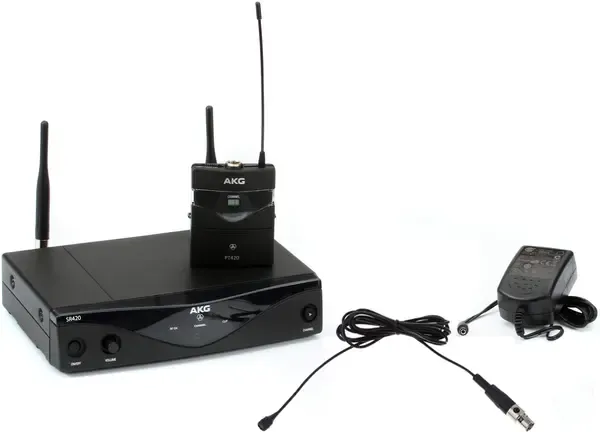 Аналоговая радиосистема с петличным микрофоном AKG WMS420 Presenter Set Band A