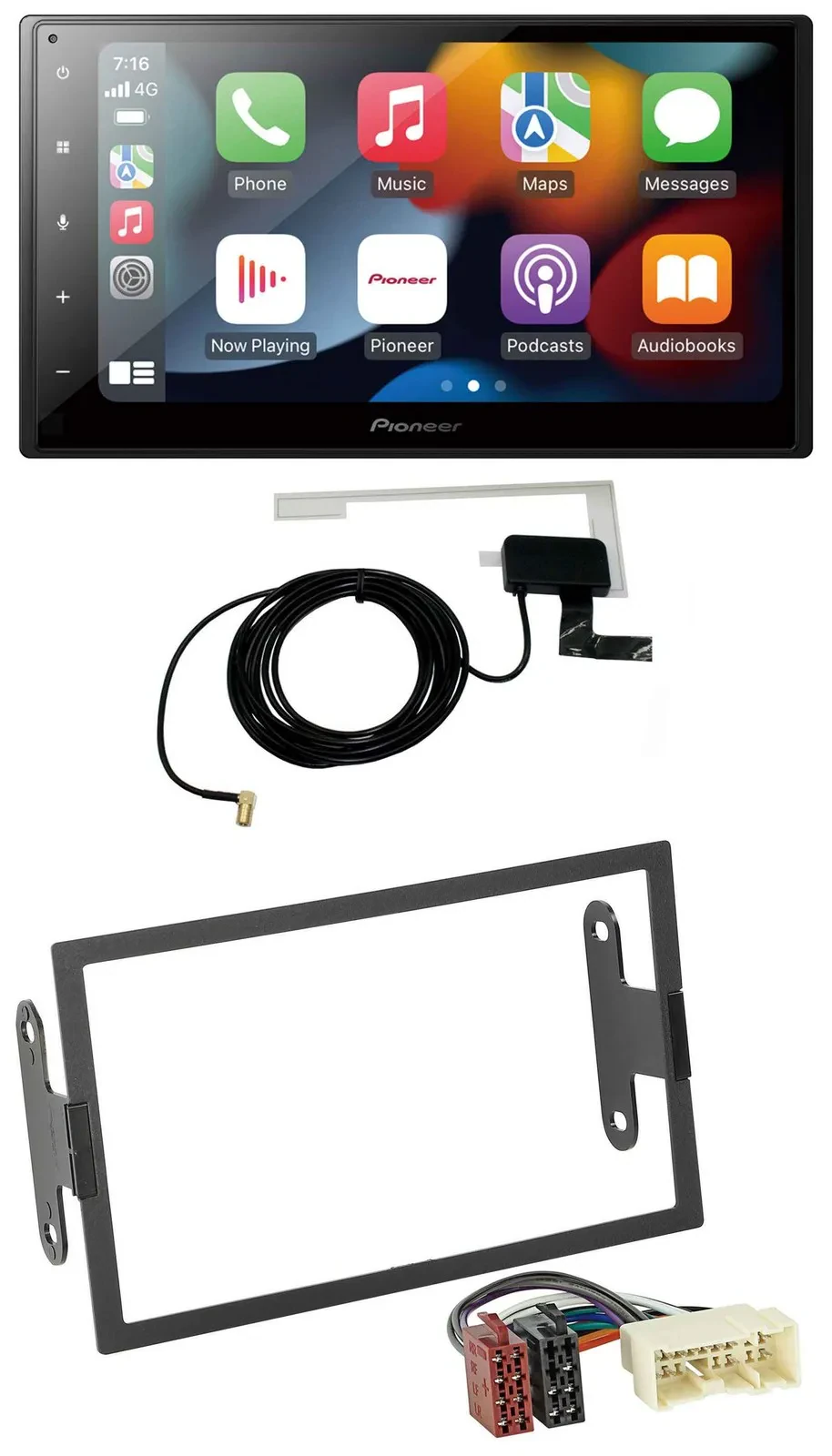 Автомагнитола для Nissan Xterra 2000–2004 Pioneer 2DIN, MP3, USB, Bluetooth, DAB