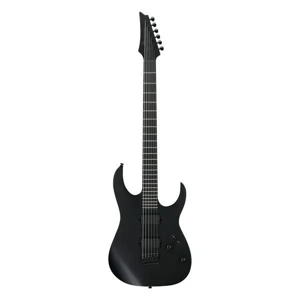 Электрогитара Ibanez RGRTBB21 RG Iron Label Baritone Electric Guitar, Black Flat