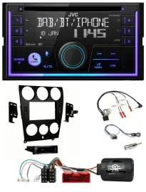 JVC Lenkrad USB 2DIN DAB Bluetooth CD Autoradio für Mazda 6 2006-2008