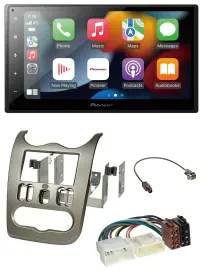 Pioneer DAB Bluetooth 2DIN USB MP3 Autoradio für Dacia Logan Sandero Duster ab 1