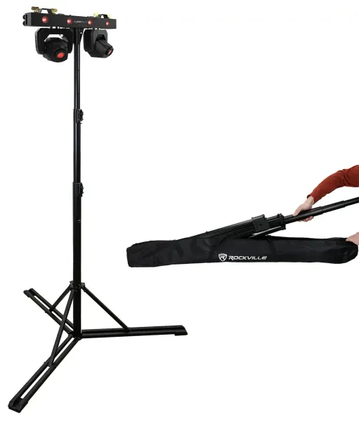 Chauvet DJ GIGBAR BRIDGE ILS Moving Heads+Wash Lights+Bag+Stand+10 ft. Stand
