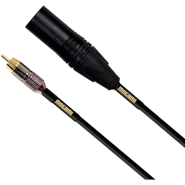Mogami Gold 12' 3-Pin XLR Male to RCA Male Audio/Video Patch Cable