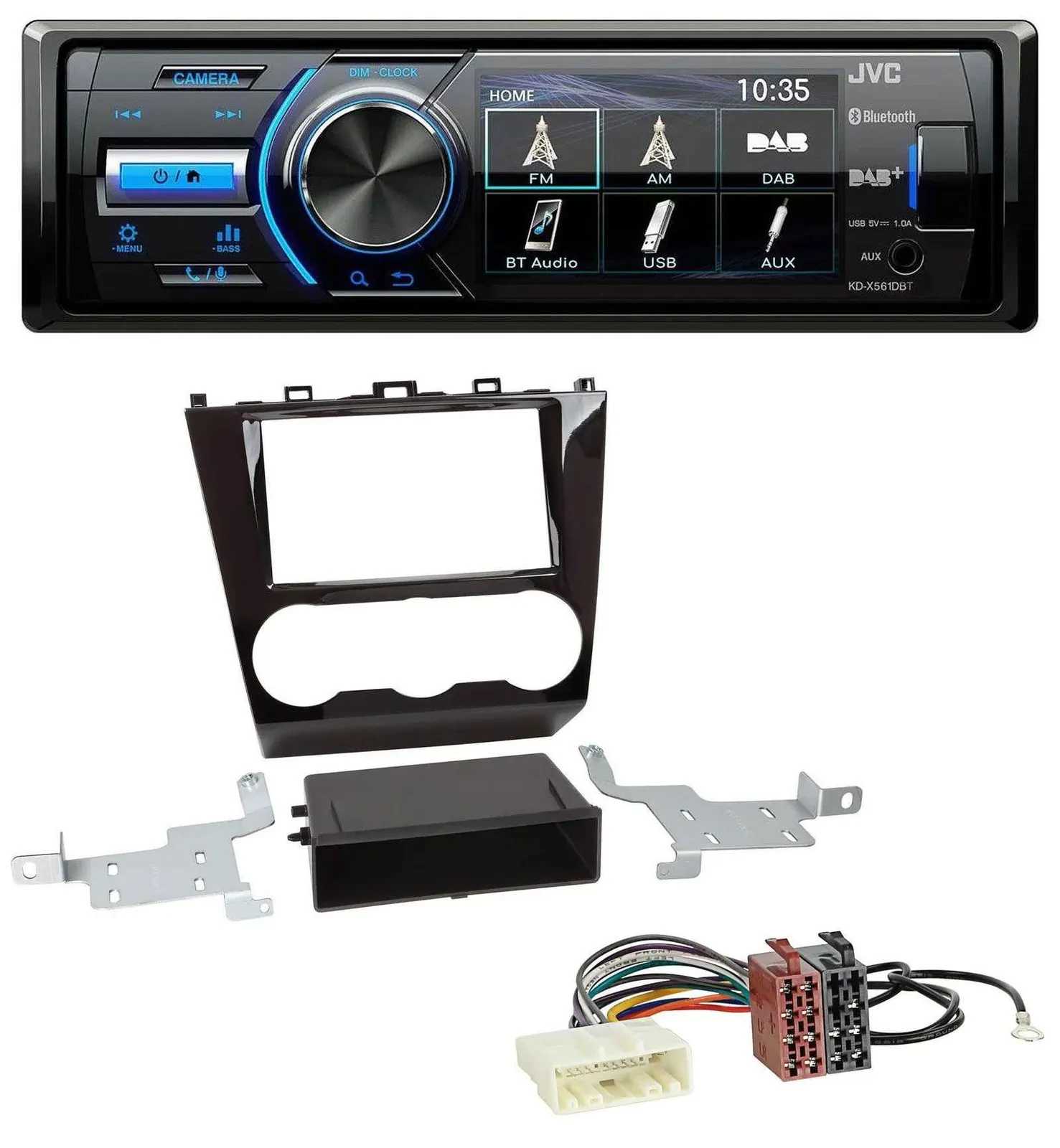 JVC Bluetooth MP3 USB DAB Autoradio für Subaru Forester SJ Facelift ab 15