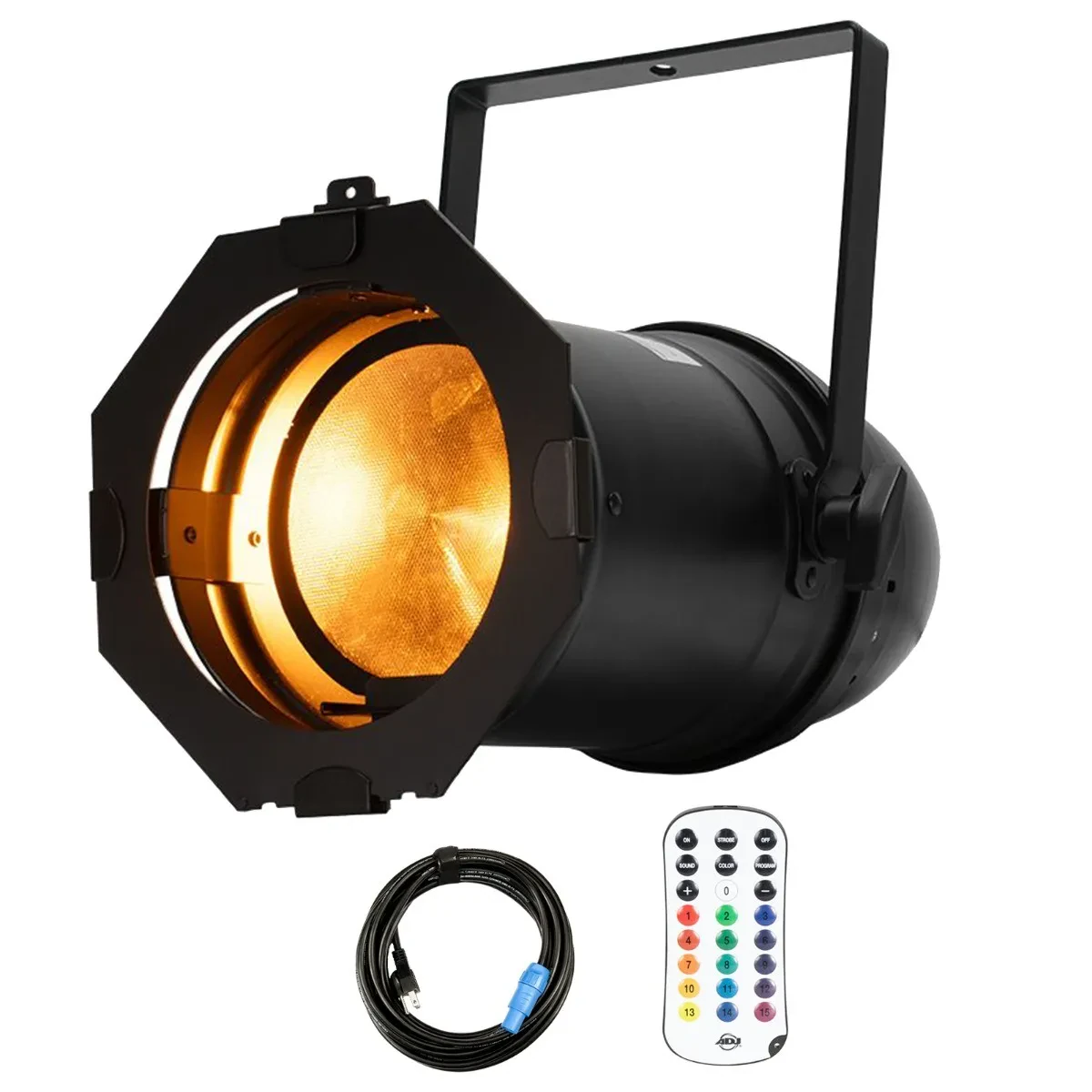 Прибор смены цвета American DJ Par Z150 RGBA COB LED с аксессуарами