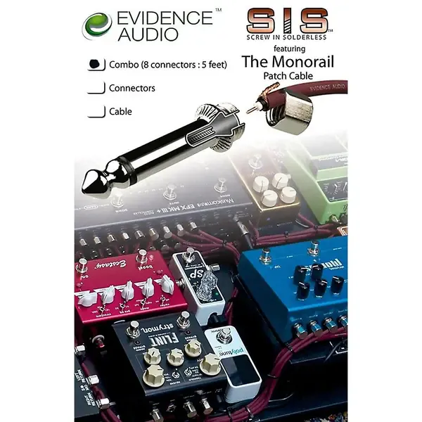 Патч-кабель инструментальный Evidence Audio SIS Monorail Solderless Patch Cable Kit 1.5 м