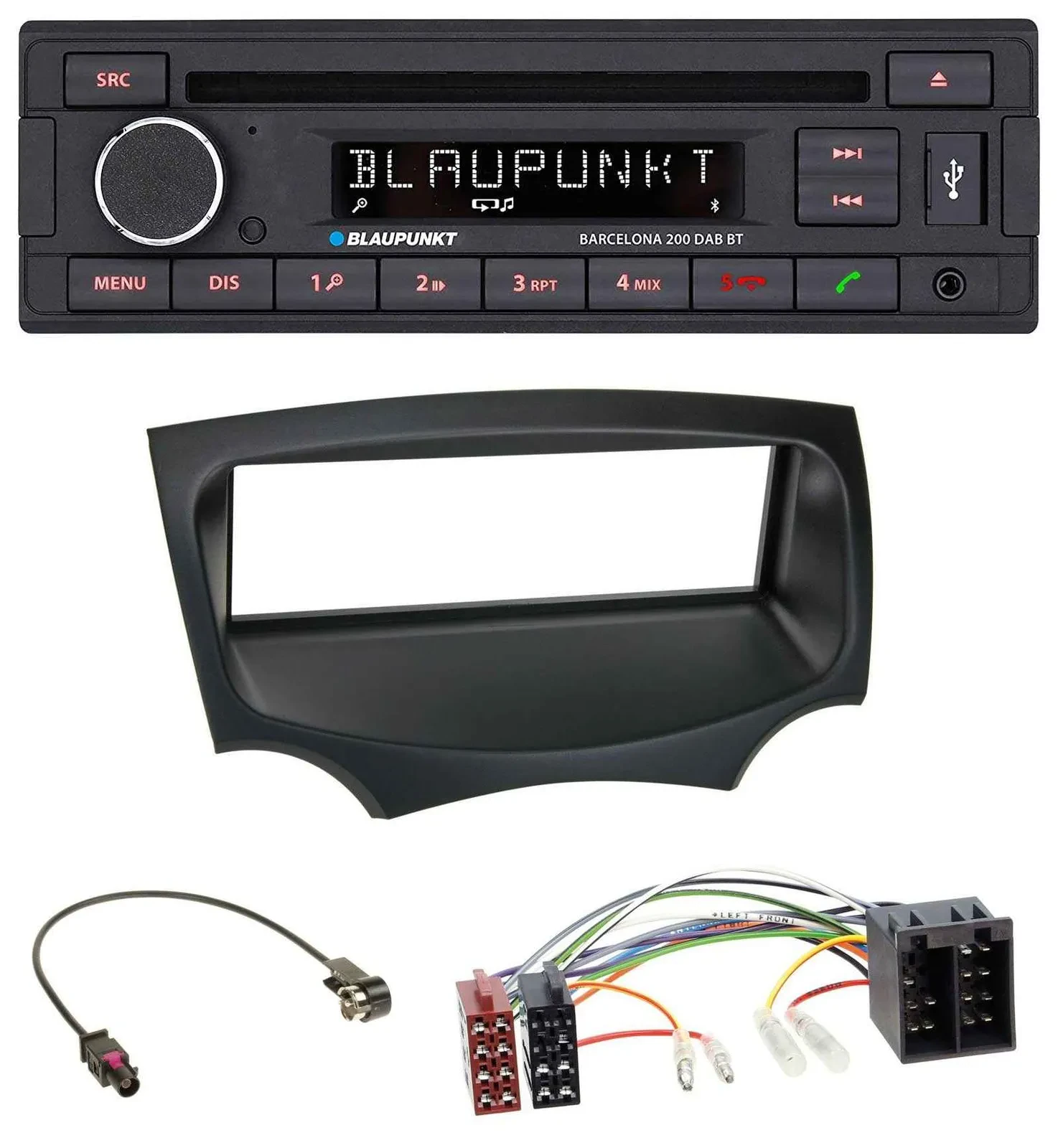 Автомагнитола для Ford Ka (RU8, с 2008) Blaupunkt USB, DAB, CD, Bluetooth, MP3