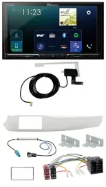 Pioneer 2DIN DAB USB MP3 Bluetooth Autoradio für Alfa Romeo Giulietta 2010-2013