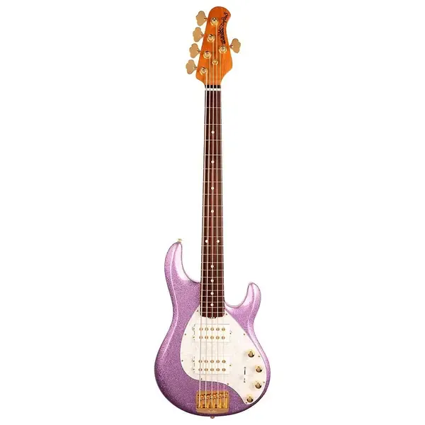 Бас-гитара Ernie Ball Music Man StingRay5 Special HH 5-String Amethyst Sparkle