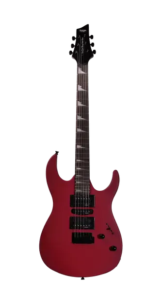 Электрогитара SQOE SEIB370 Superstrat HSH Matte Red