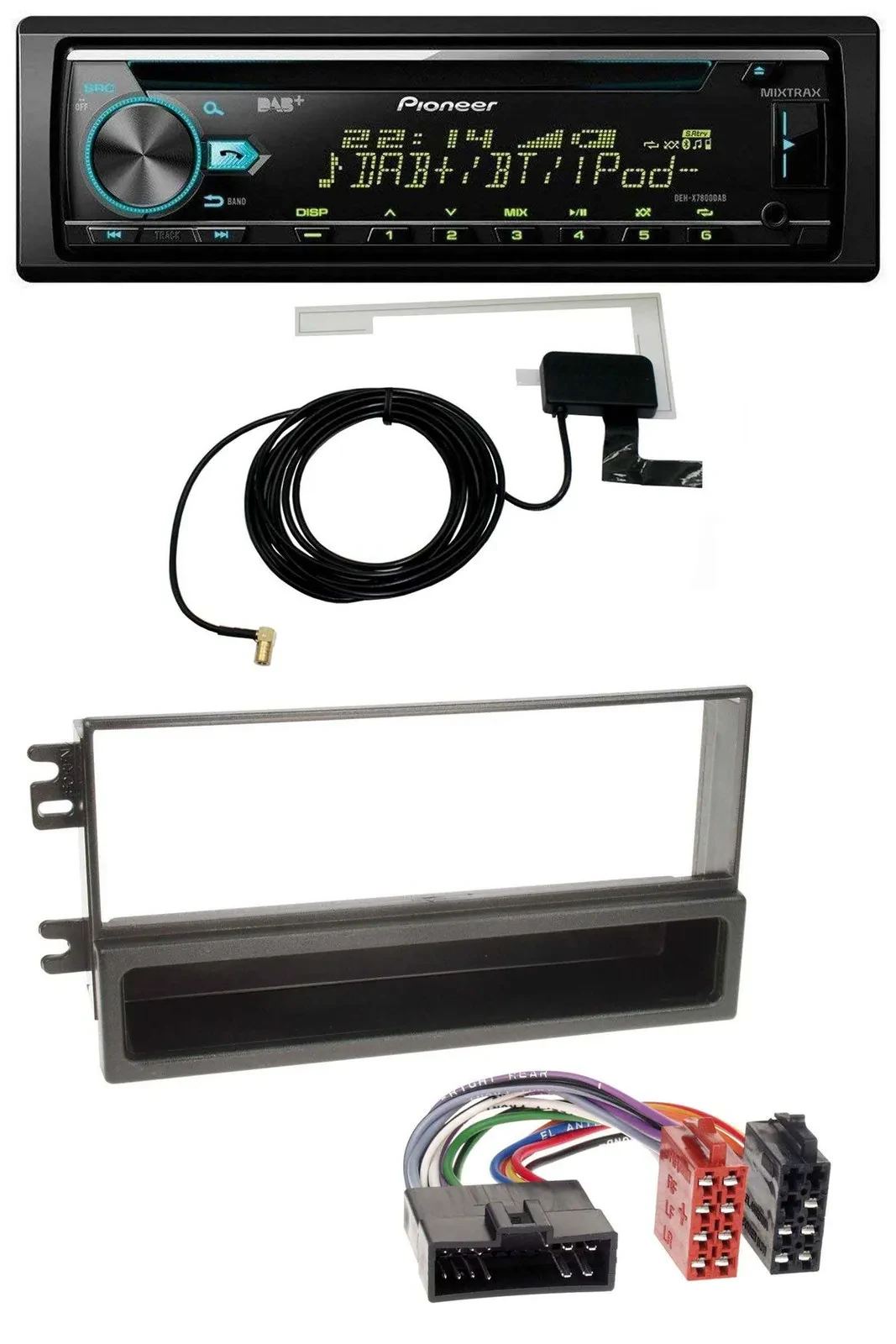 Автомагнитола для Kia Sportage I (2000–2005) Pioneer CD/MP3, USB, AUX, DAB