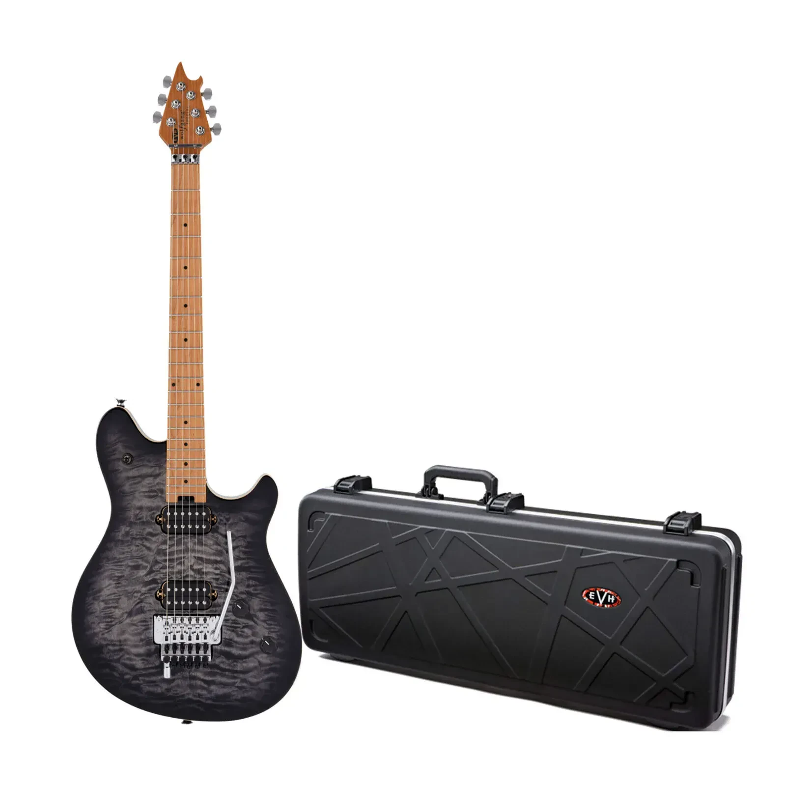 Электрогитара EVH Wolfgang Special QM Charcoal Burst с кейсом