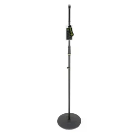 Gravity GMS23 Microphone Stand with Round Base in Black