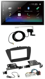 Автомагнитола для Hyundai ix35 Pioneer 2DIN, DAB, MP3, Bluetooth, USB