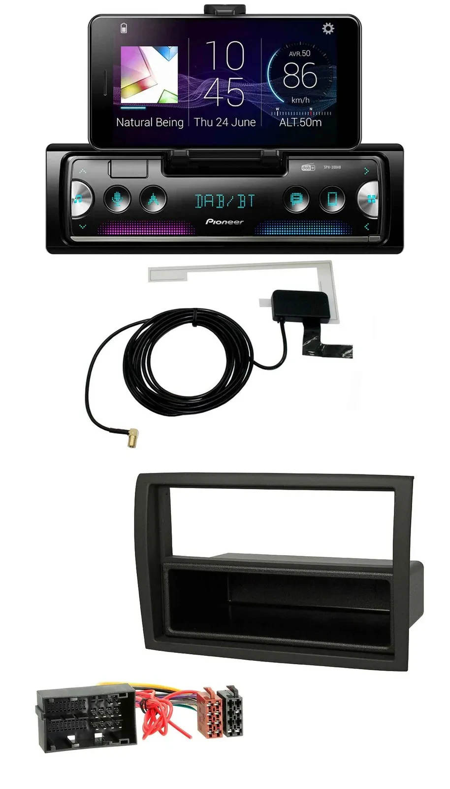 Pioneer DAB Bluetooth MP3 USB Autoradio für Fiat Ducato Citroen Jumper Peugeot B