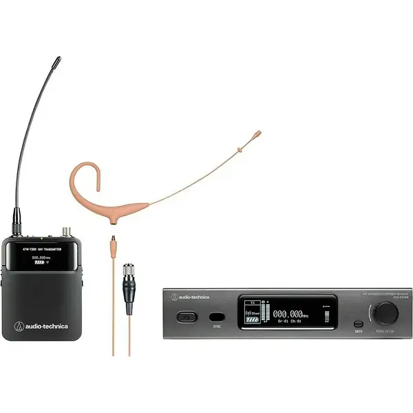 Микрофонная радиосистема Audio-Technica 3000 4th Gen Network Enabled UHF Wireless w/Headworn Mic Band DE2