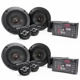 2-Pairs MB QUART PS1-213 240W RMS 5.25" 2-Way Component Speaker
