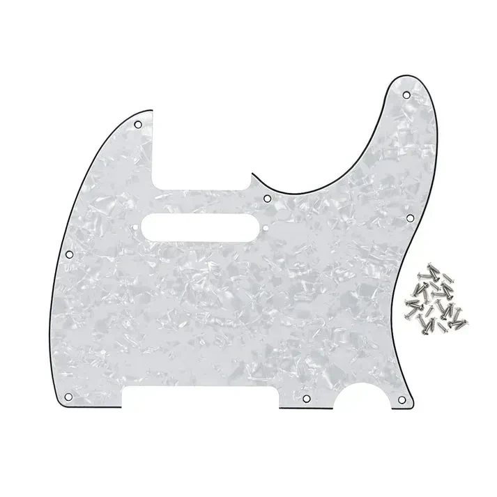 Панель для гитарной деки FLEOR M00648-8 White Pearl