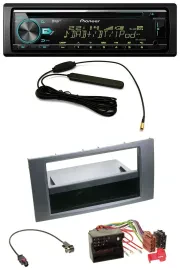 Автомагнитола Pioneer CD/MP3, AUX, DAB, USB для Ford Fusion/Kuga/Transit 2005–2012, антрацит