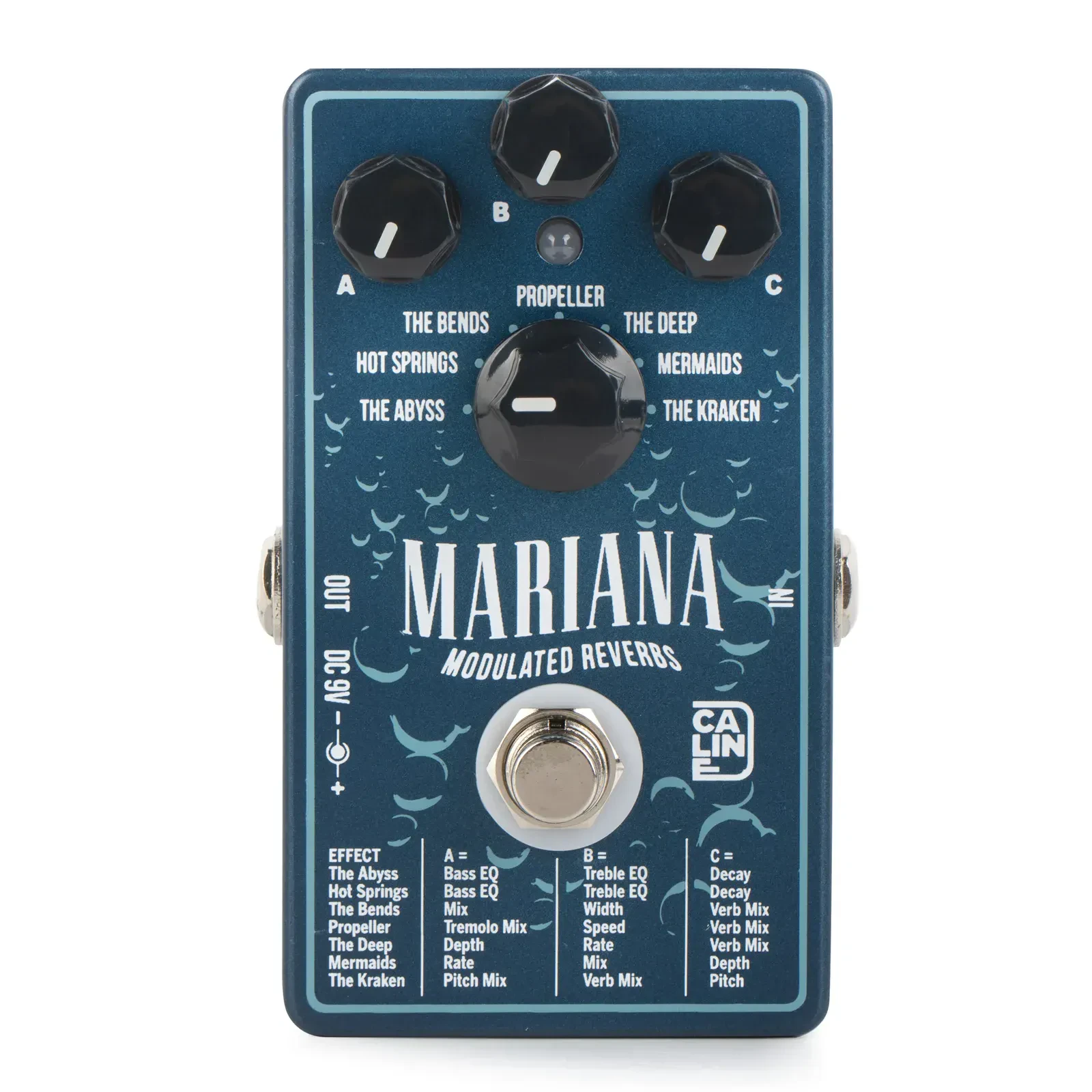 Педаль эффектов для электрогитары CALINE CP-507 Mariana Modulated Reverb