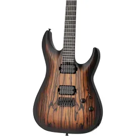 Электрогитара Schecter C-1 Pale Moon Natural Satin with Black Burst, сквозной гриф, H-H