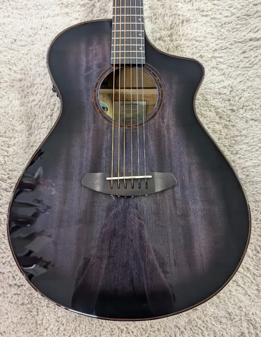 Breedlove PSCN59CEMYMY Pursuit Exotic S Concert CE Blackberry, Acoustic Electric