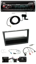Pioneer DAB CD Lenkrad USB Bluetooth Autoradio für Opel Corsa C 2004-2006 schwar