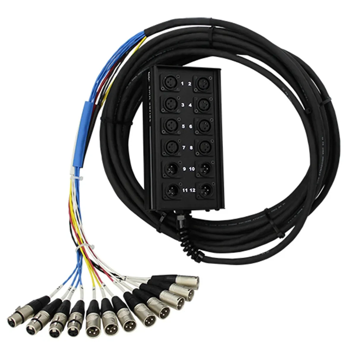 Pro Co Sound StageMaster SMA 12 Channel Snake Stagebox to Fanout, 8x Send + 4x X