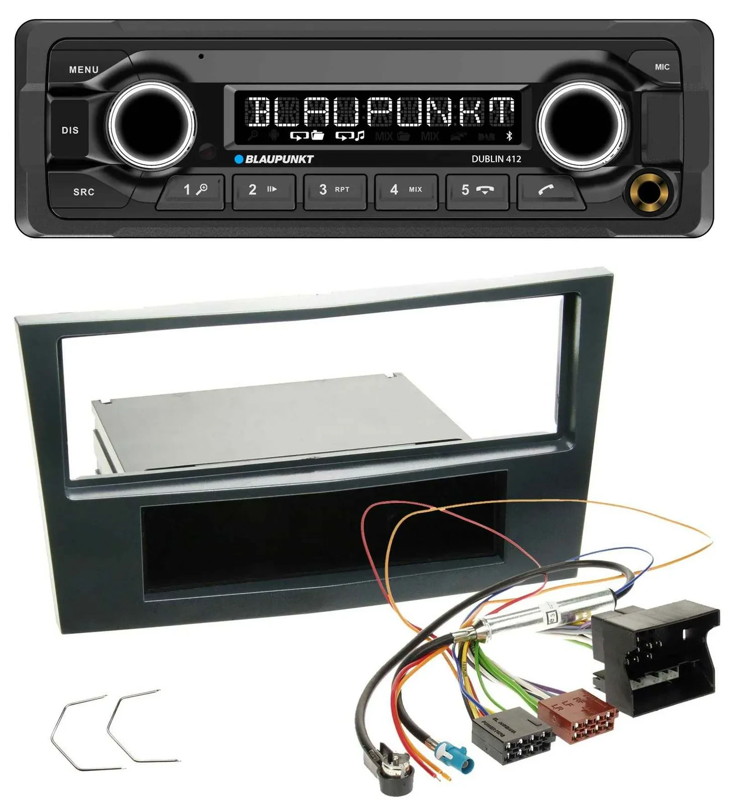 Автомагнитола для Opel Corsa D с 2005 Blaupunkt Stealth MP3, Bluetooth, USB, AUX