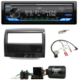 JVC Bluetooth DAB USB Lenkrad Autoradio für Fiat Ducato 2012-2015 Piano