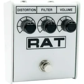 Педаль эффектов для электрогитары ProCo White RAT2 Limited Edition Distortion