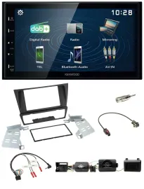 Автомагнитола для BMW 3 Series E90/E91/E92/E93 Kenwood 2 DIN Bluetooth USB DAB поддержка кнопок на руле PDC