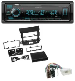 Автомагнитола Kenwood Bluetooth MP3 DAB USB для Citroen C-Crosser, Mitsubishi Outlander