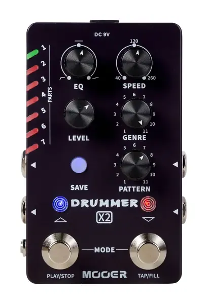 Педаль эффектов для электрогитары Mooer Drummer X2 Drum Machine