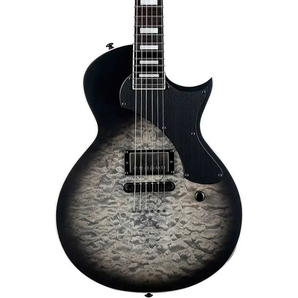 Электрогитара ESP LTD EC-01FT QM Charcoal Burst Satin с кейсом