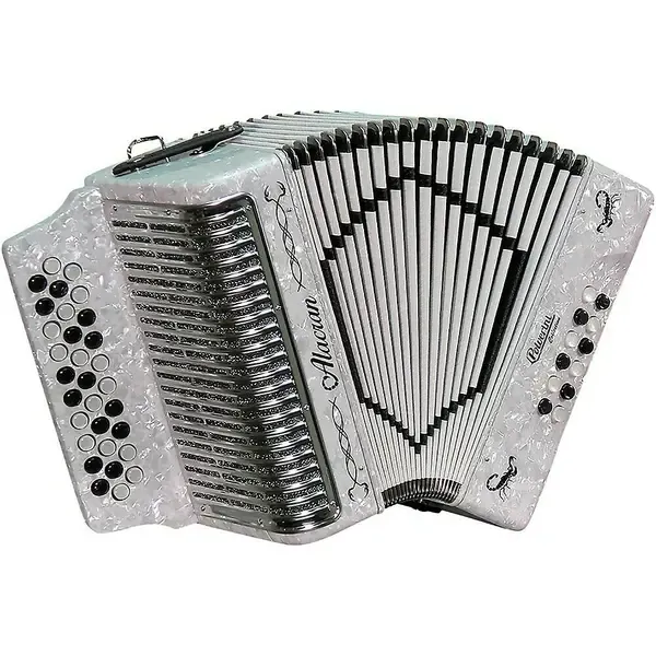 Аккордеон Alacran Accordion with case and straps White Sol/GCF