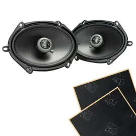 MB Quart FKB 168 5x7"/6x8" Formula Coaxial Speakers with Sound Damping